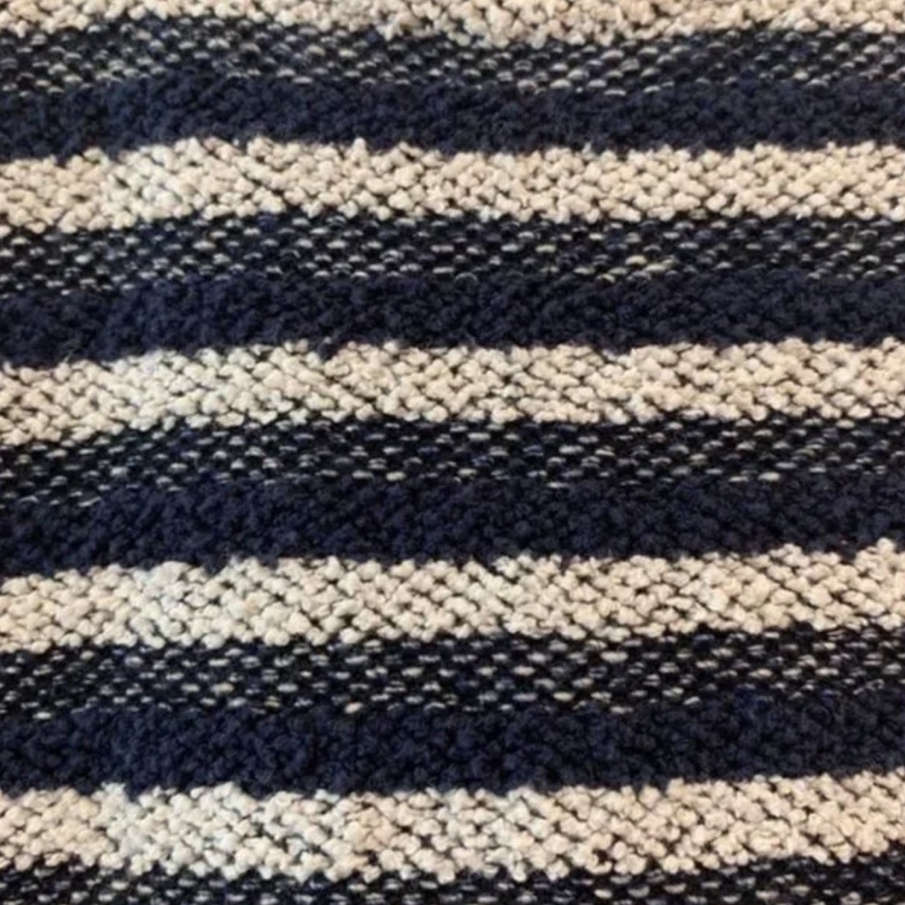Theory Blue & White Striped "Albita" Knit Short Sleeve Dress [Size 4] - Picture 4 of 4
